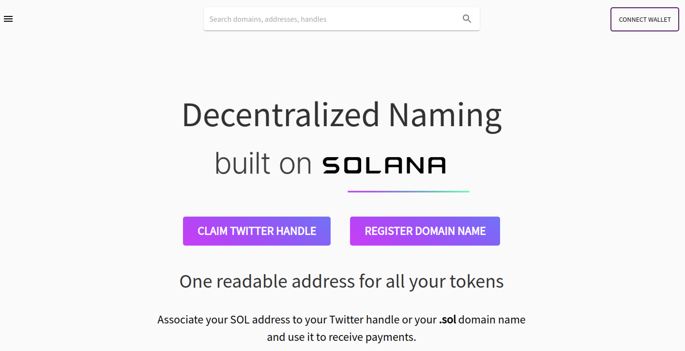 Solana Name Service