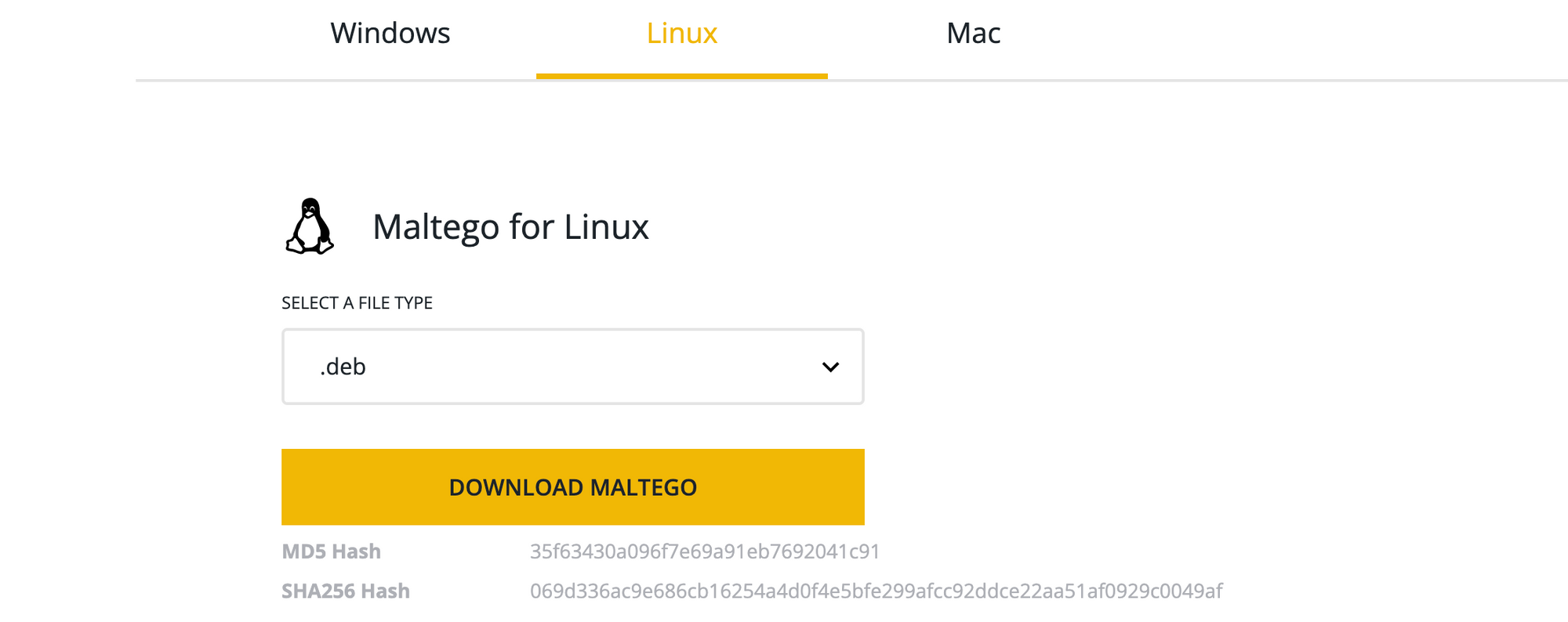 Download Maltego for Linux