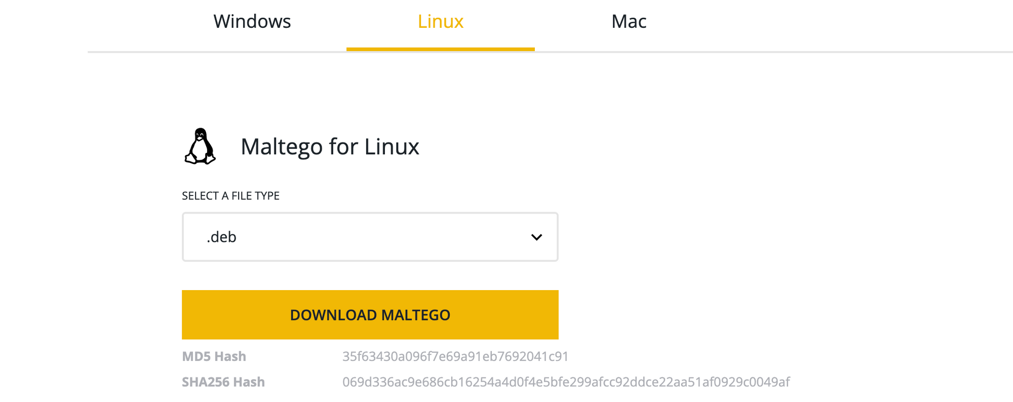 Maltego license file