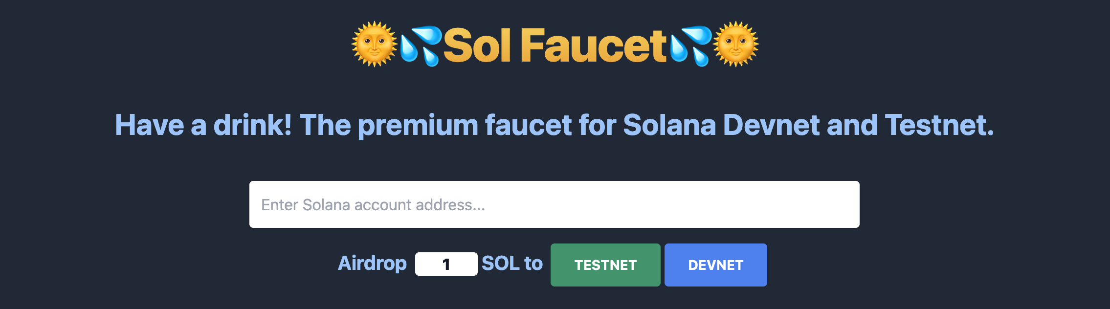 Sol Faucet