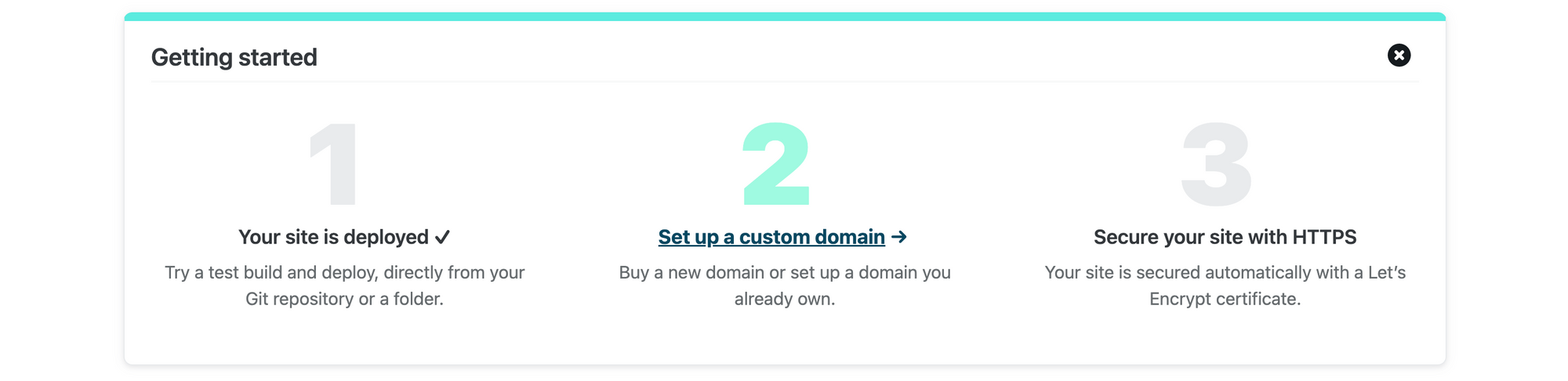 Setting up a custom domain