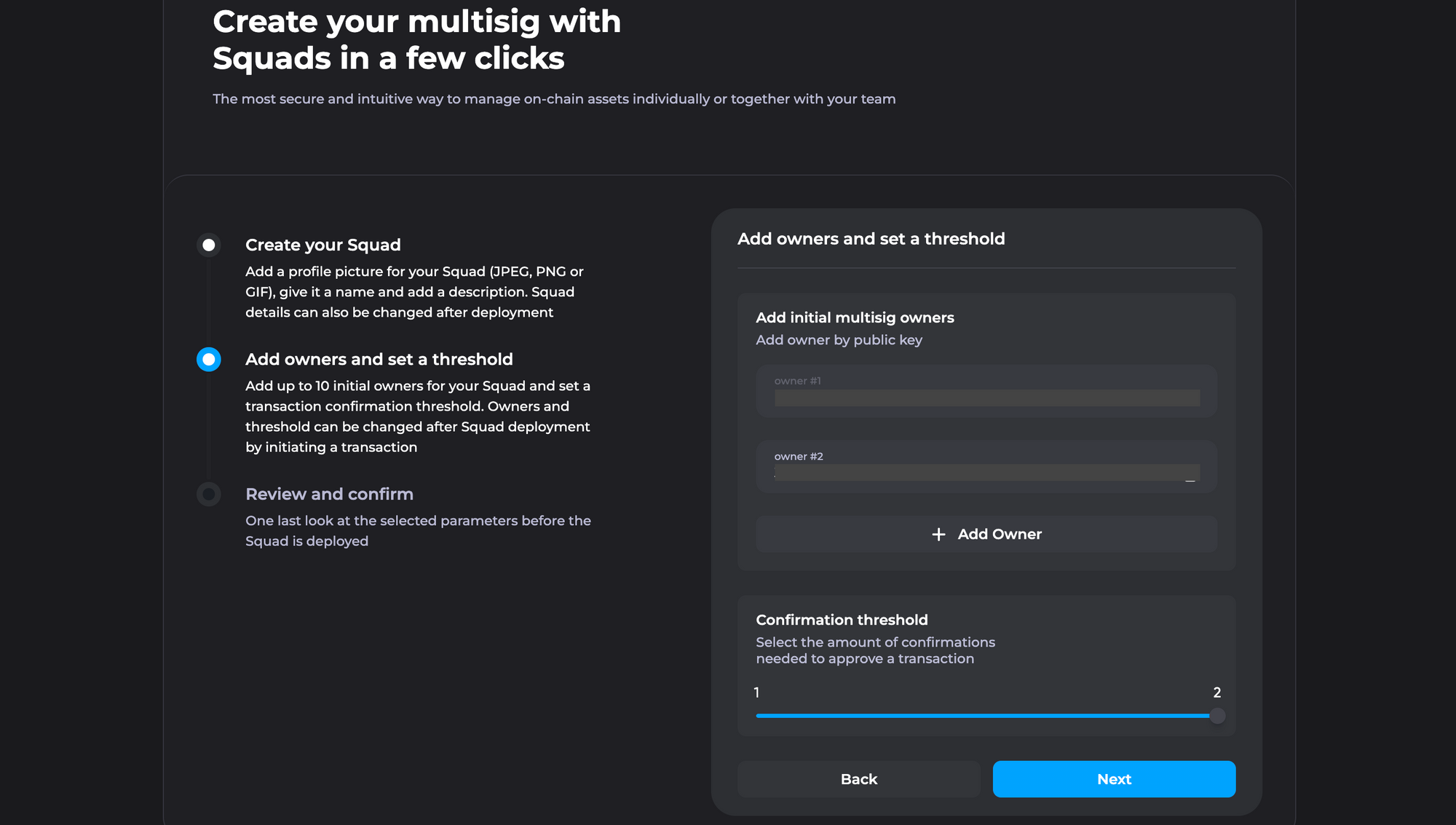 Add initial multisig owners to squad