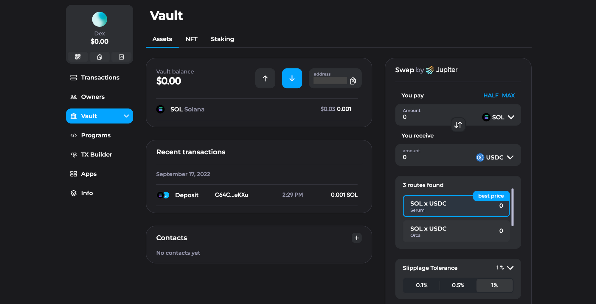 Squad vault overview