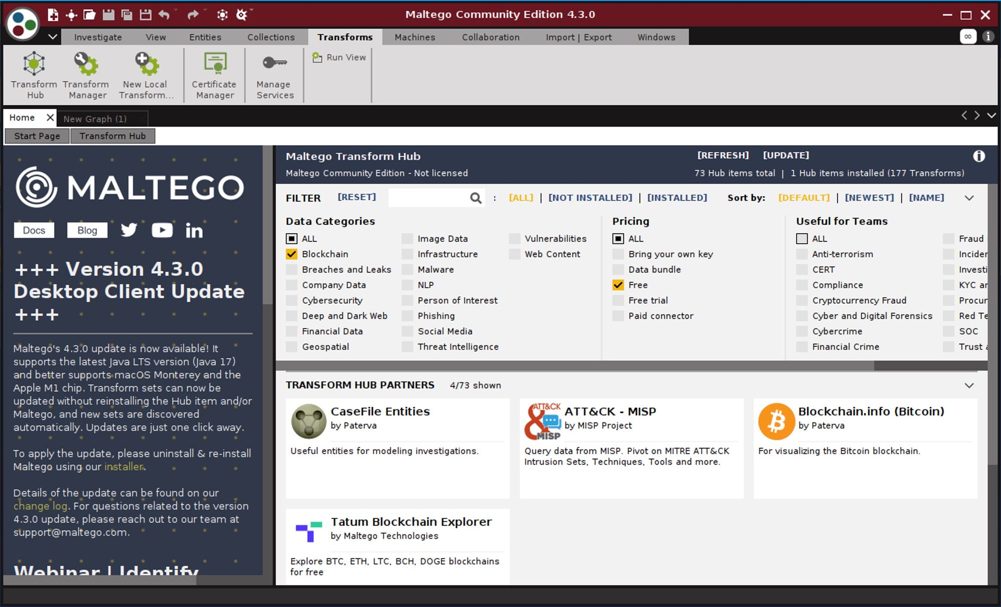 Maltego transform hub