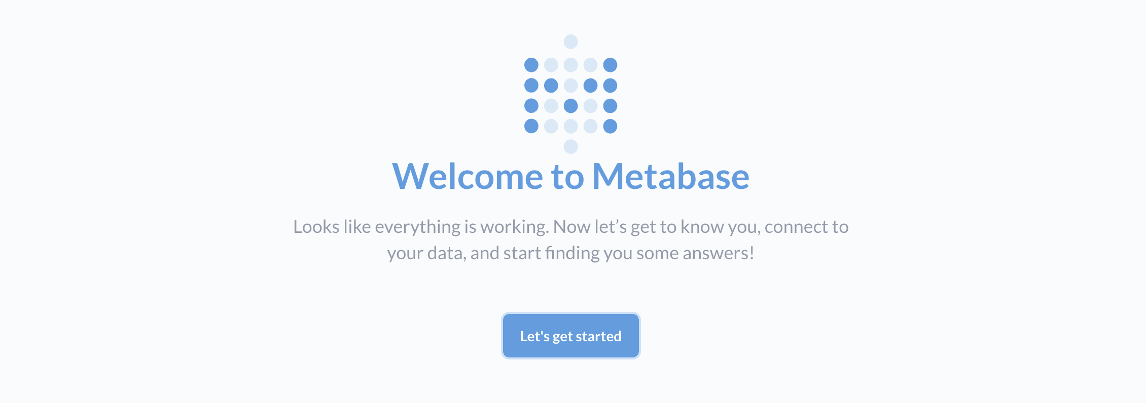 Metabase instance deployed on Railway