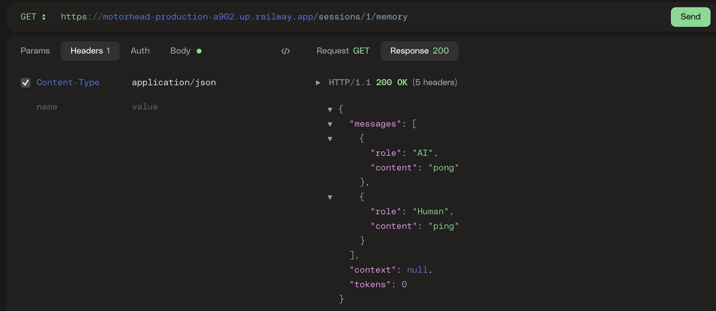 HTTP GET request using HTTPie web client