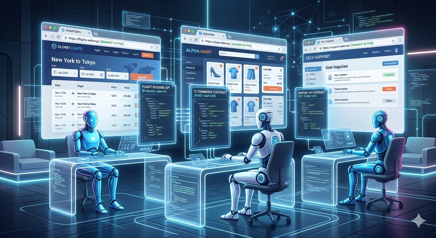 WebMCP in a world of agents (image credit: Gemini)