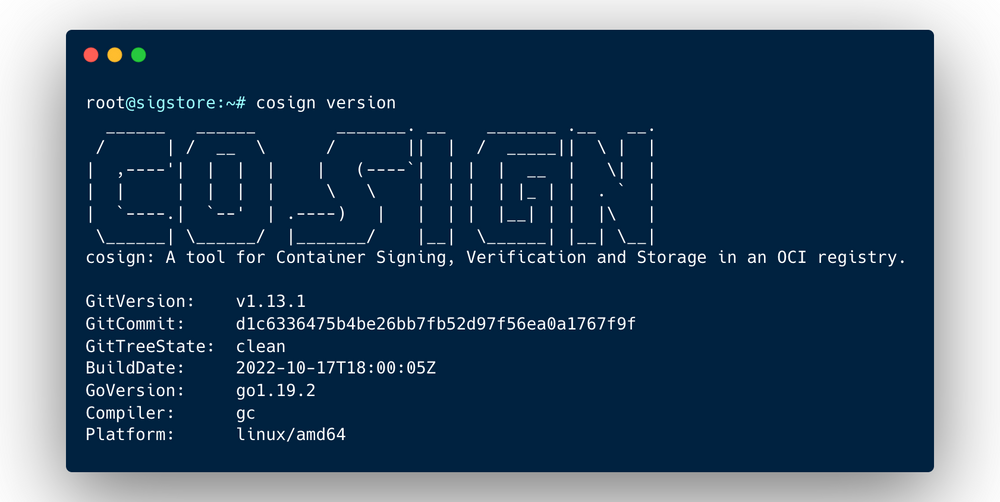 Sign Software Artifacts with Sigstore Cosign