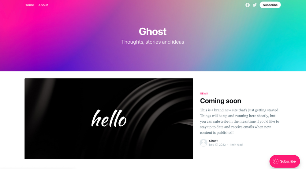 How to Set up Your Own Blog using Ghost on Railway