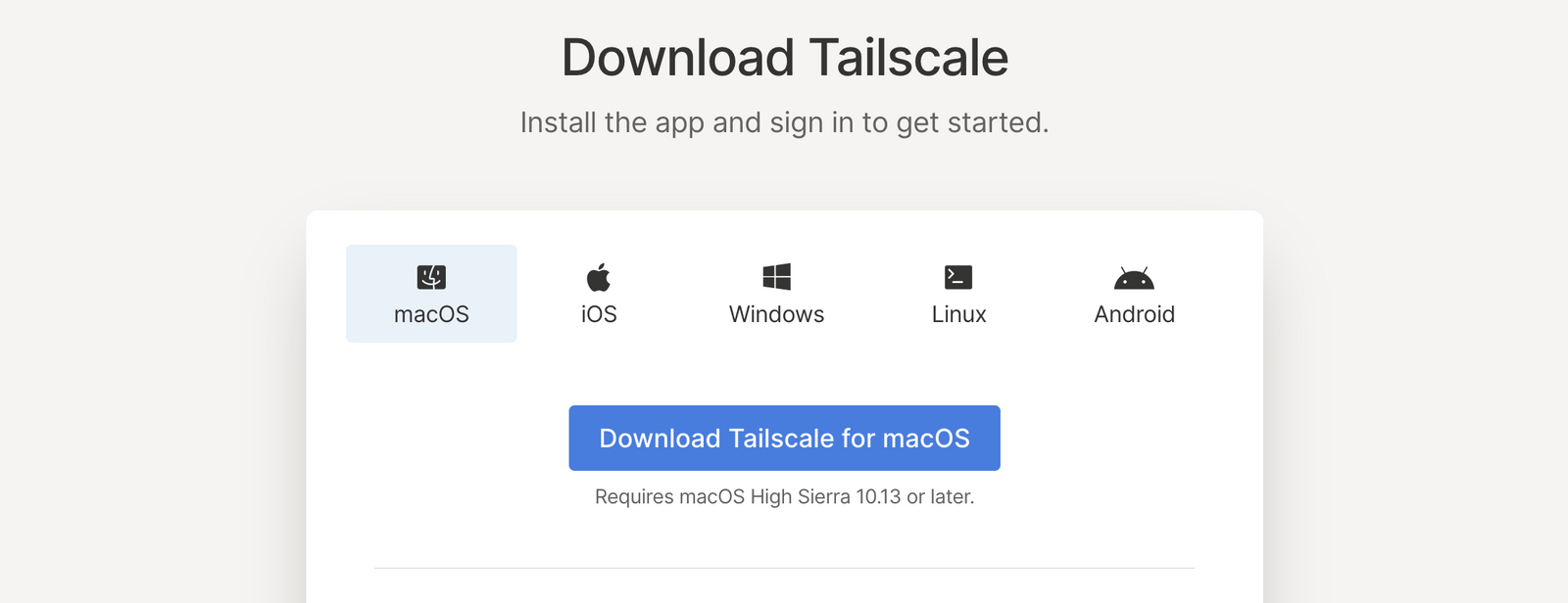 tailscale download